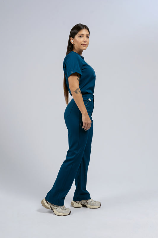 Flexi scrub verde petróleo L-26