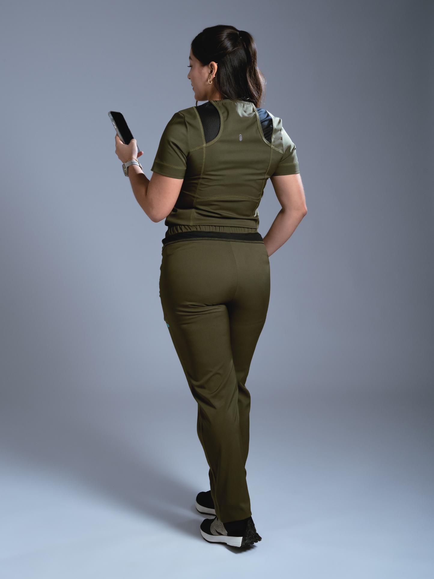 Flexi scrub premium verde militar L-24