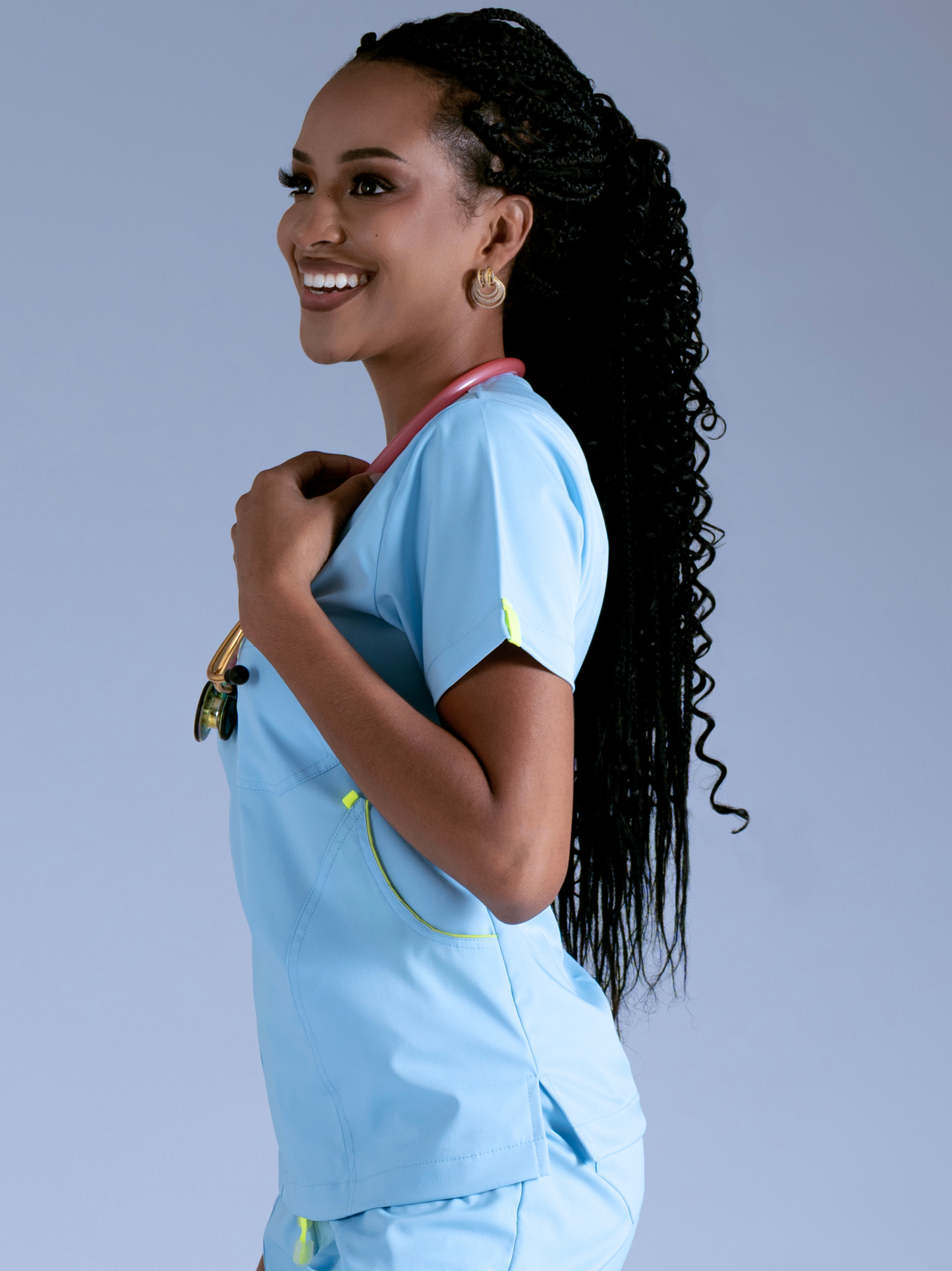 Flexi camisa azul serenidad L-Fisioflex