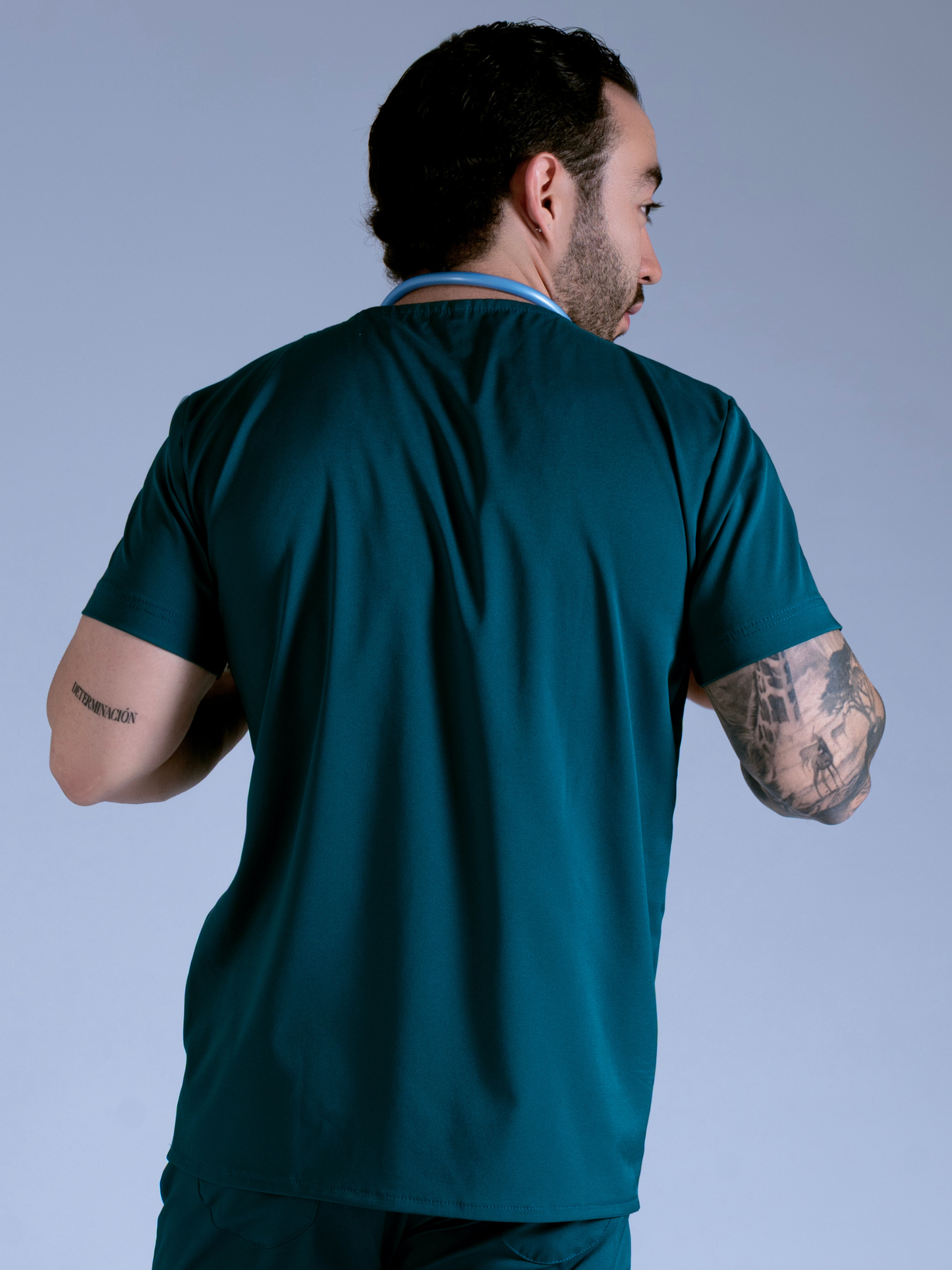 Flexi camisa verde imperio L-Guardián Pocket