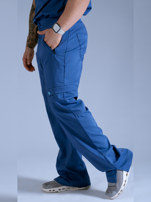 Flexi pantalón azul vitalidad L-Guardián Pocket