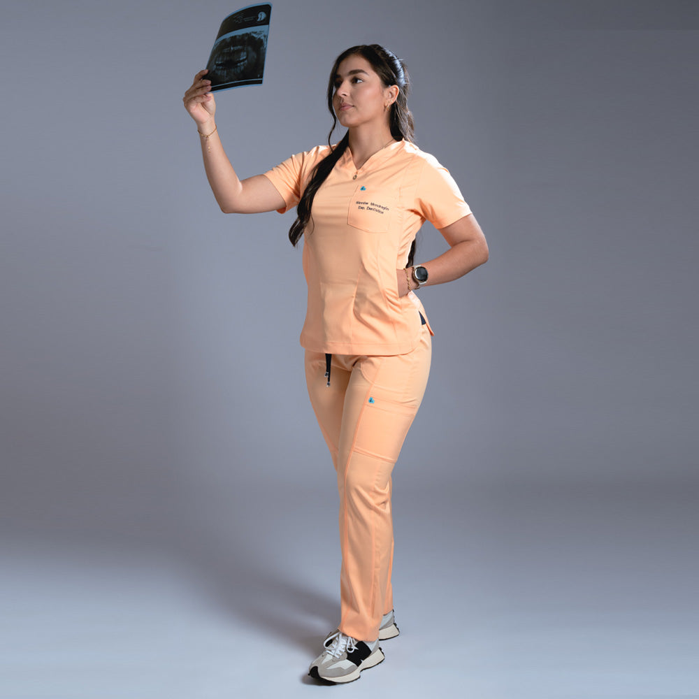 Flexi scrub peach fuzz L-2002