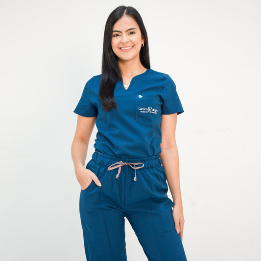 Flexi scrub verde petróleo L-21