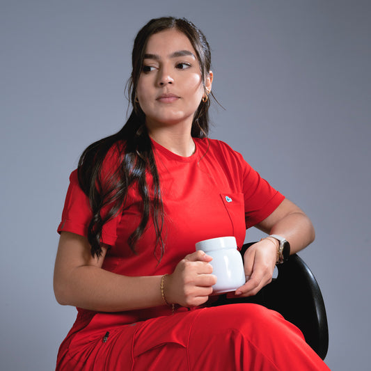 Flexi scrub rojo L-26 Cargo