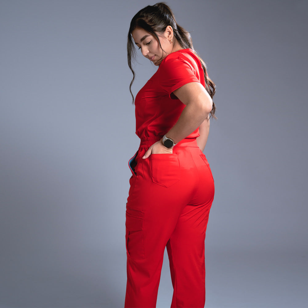 Flexi scrub rojo L-26 Cargo