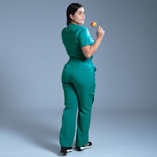 Flexi scrub verde jade L-26 Cargo