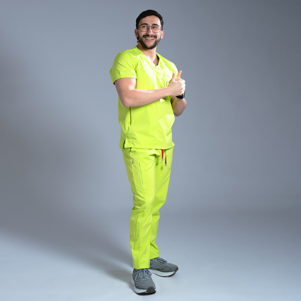 Flexi scrub verde manzana L-302