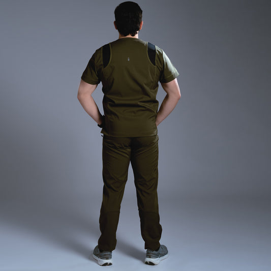 Flexi scrub verde militar premium L-304