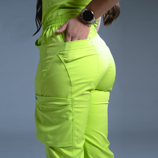 Flexi scrub verde manzana L-Festivo Cargo