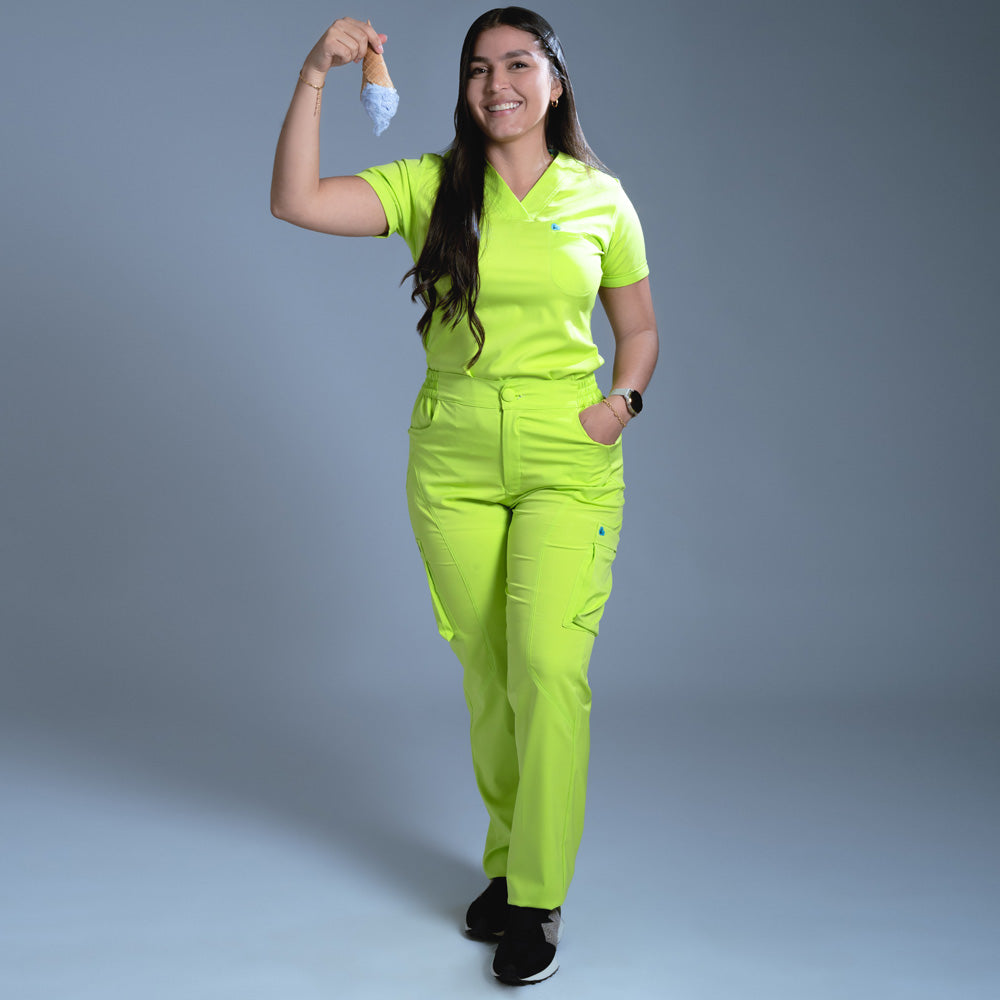 Flexi scrub verde manzana L-Festivo Cargo