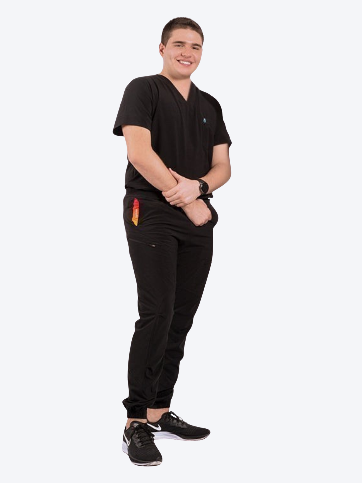 Flexi scrub negro premium L-304