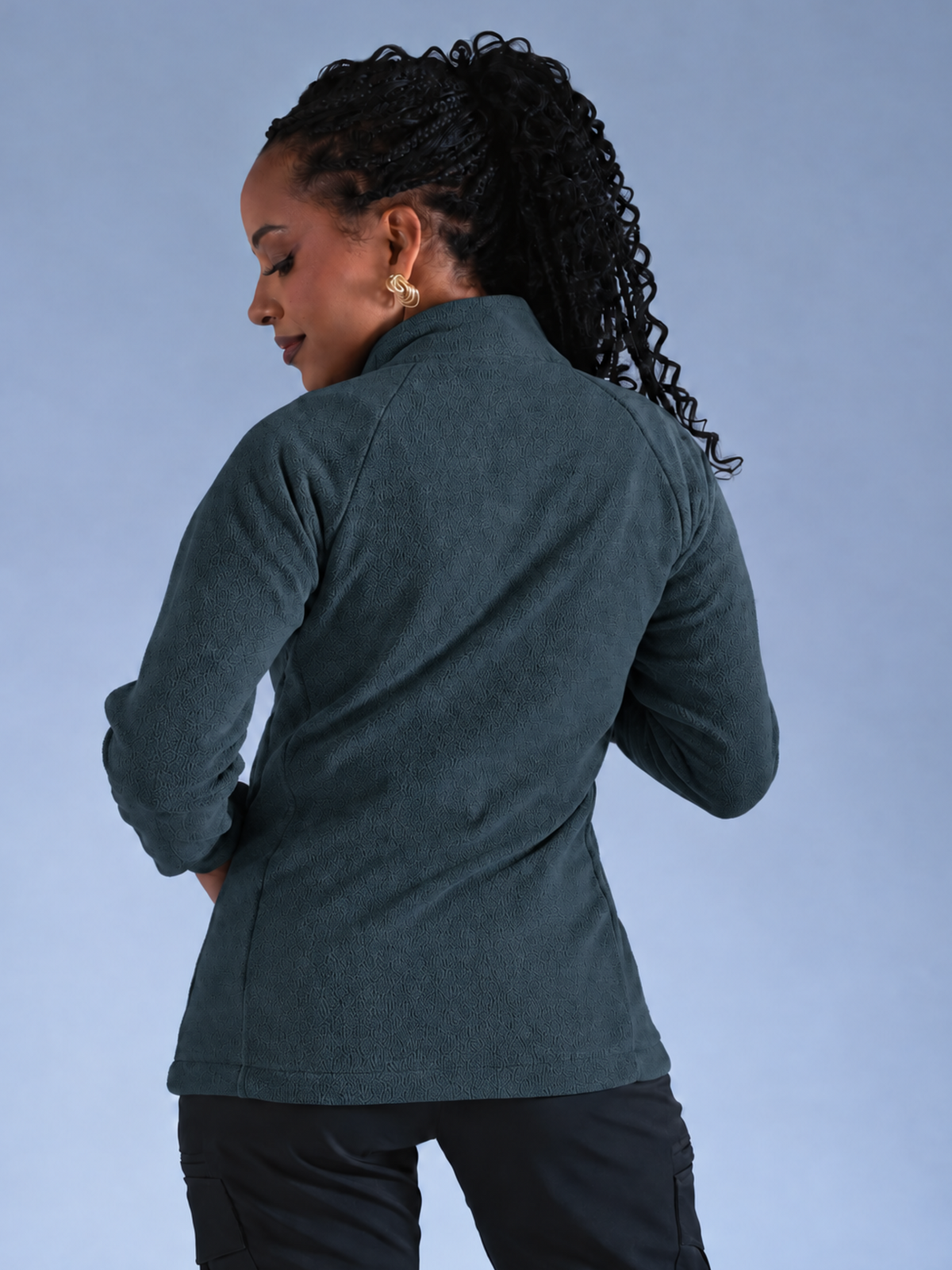 Suéter térmico mujer gris ratón Guardián con cuello
