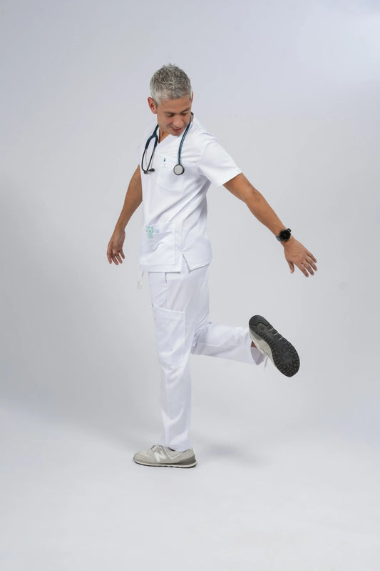 Flexi scrub blanco L-Cirujano