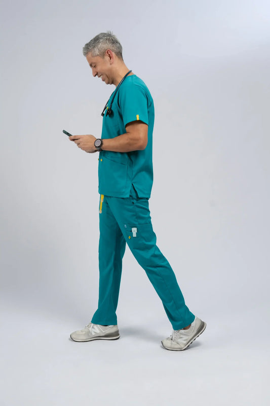 Flexi scrub verde jade L-Cirujano