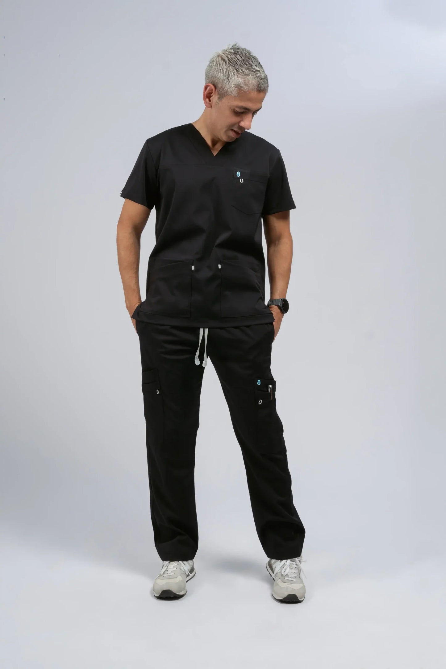 Flexi scrub negro L-Cirujano
