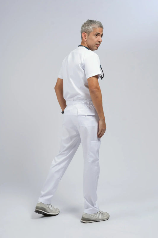 Flexi scrub blanco L-Internista