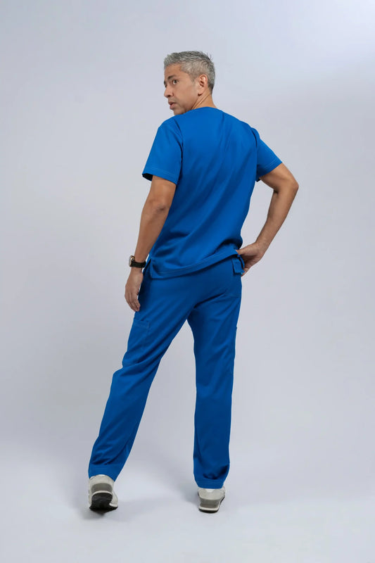 Flexi scrub azul rey L-Internista