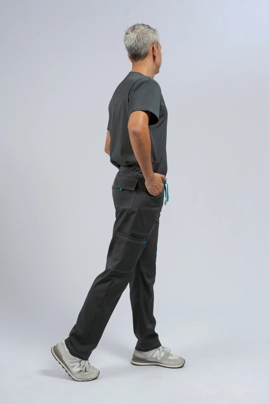 Flexi scrub gris ratón L-Internista