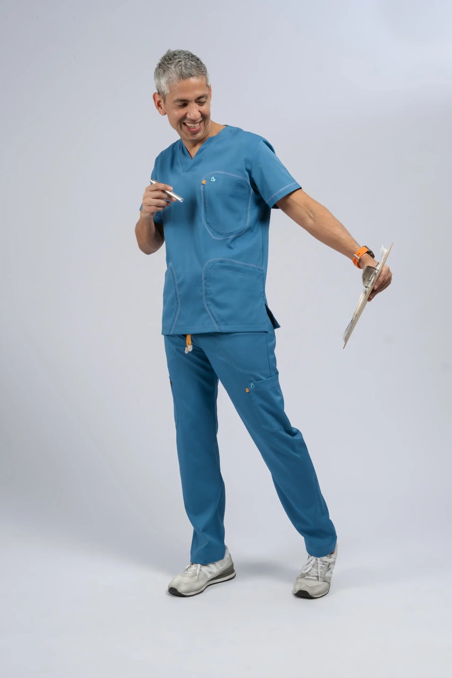 Flexi scrub azul petróleo L-Urólogo