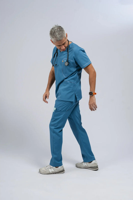 Flexi scrub azul petróleo L-Urólogo