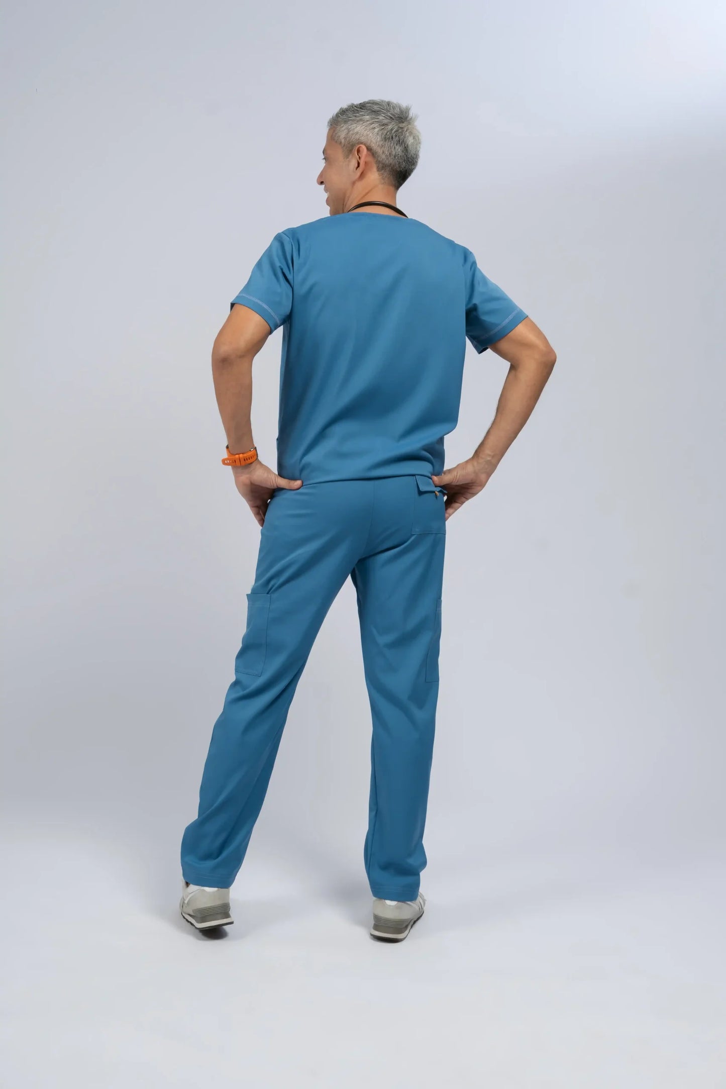 Flexi scrub azul petróleo L-Urólogo