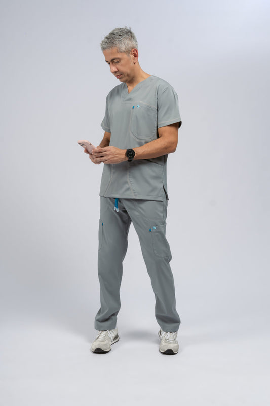 Flexi scrub gris plata L-Urólogo