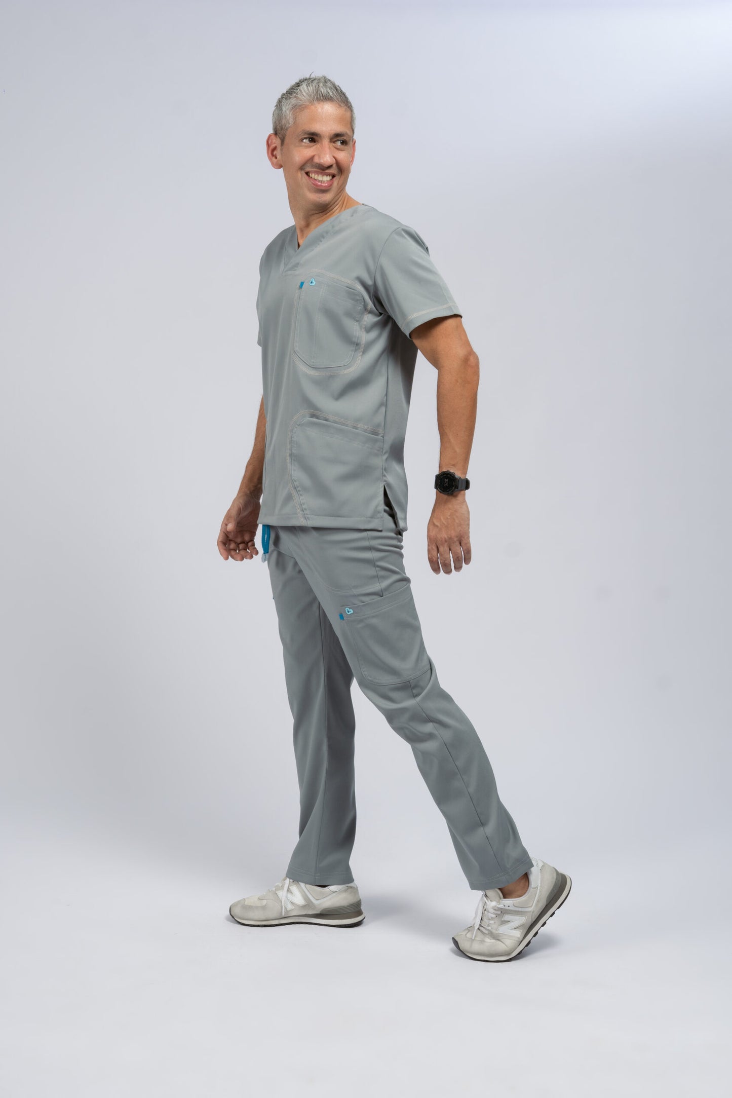 Flexi scrub gris plata L-Urólogo
