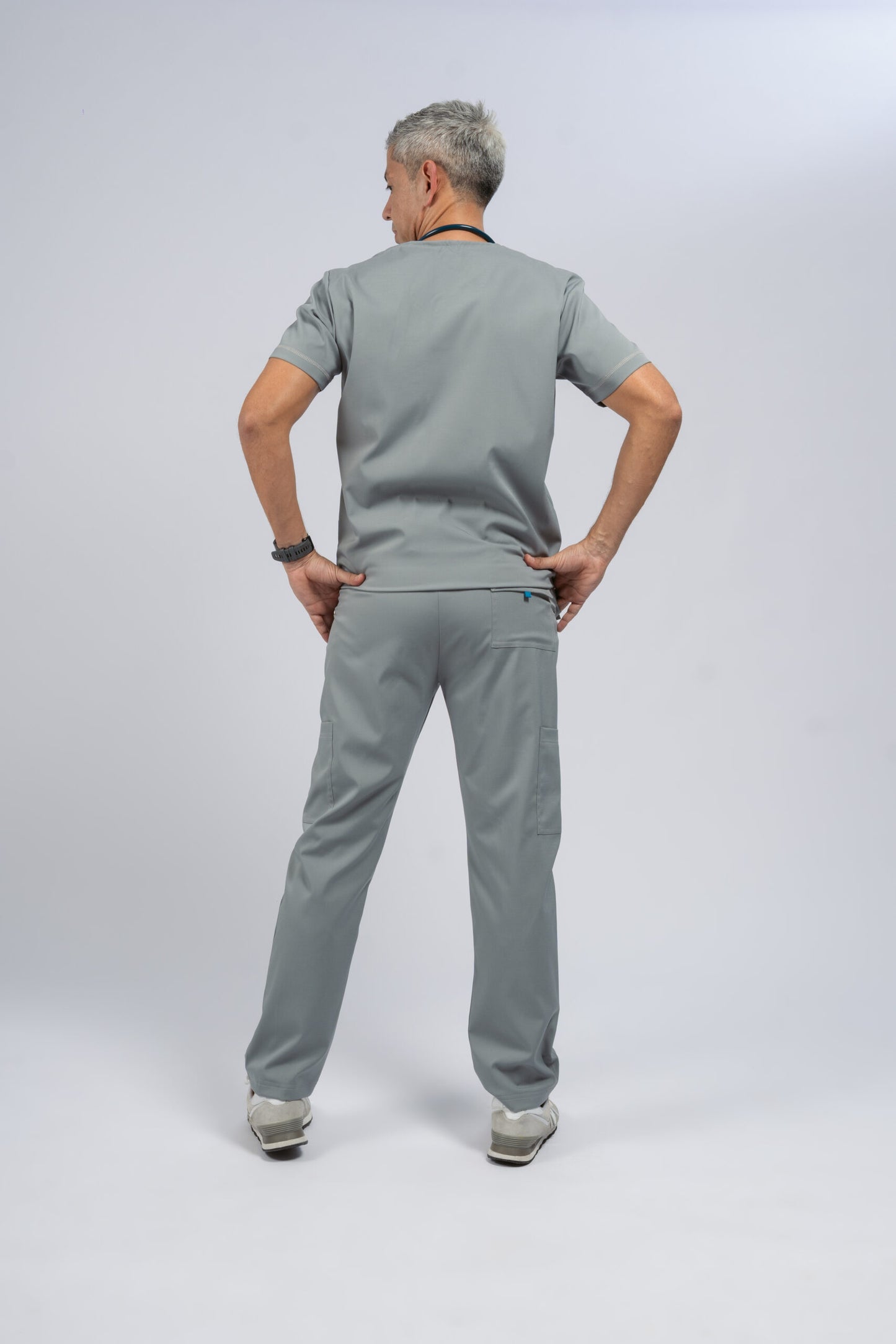 Flexi scrub gris plata L-Urólogo