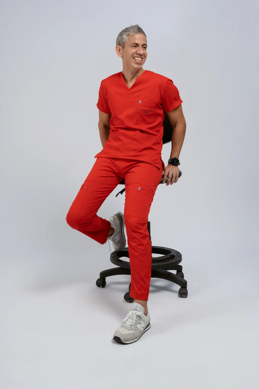 Flexi scrub rojo L-2012