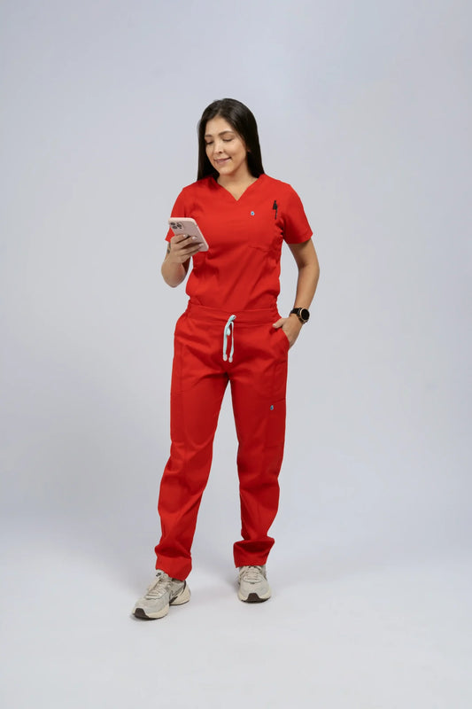 Flexi scrub rojo L-2002