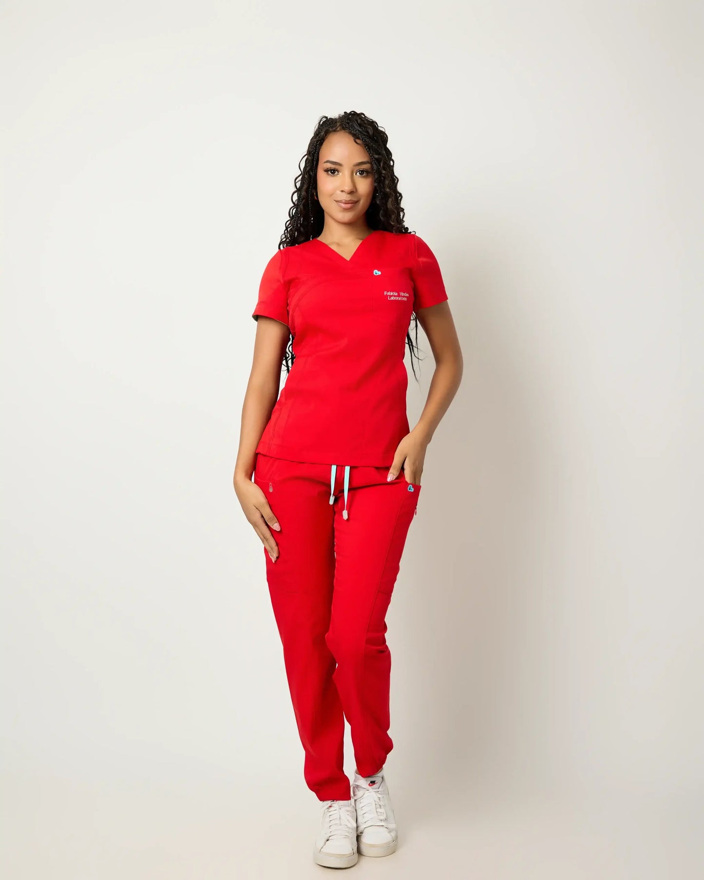Flexi scrub rojo L-22