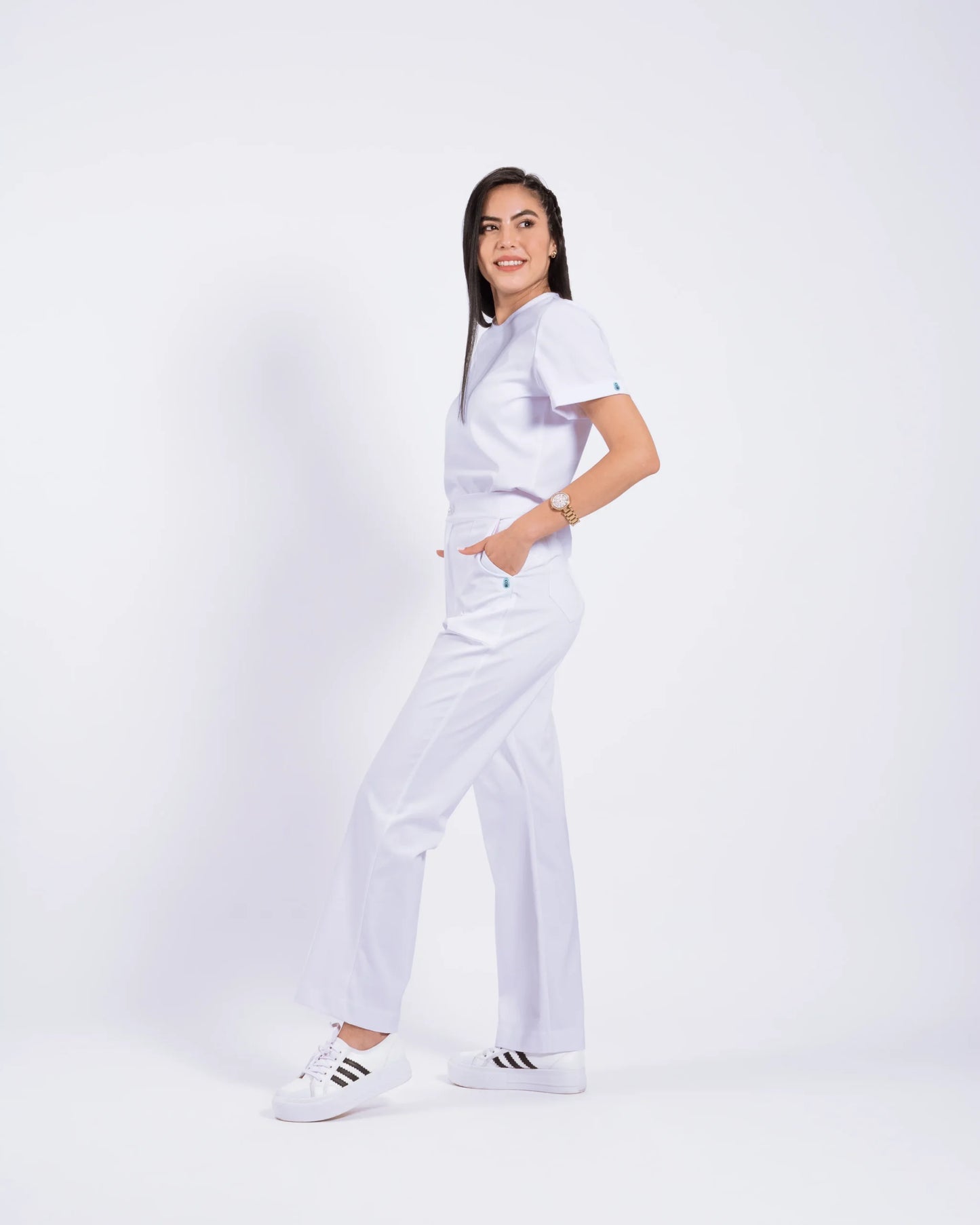 Flexi scrub blanco L-26