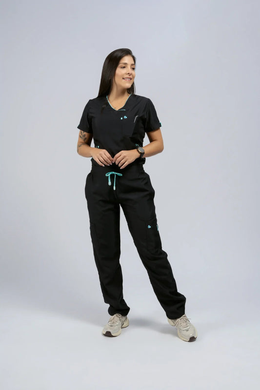 Sport scrub negro D-Fisioterapeuta