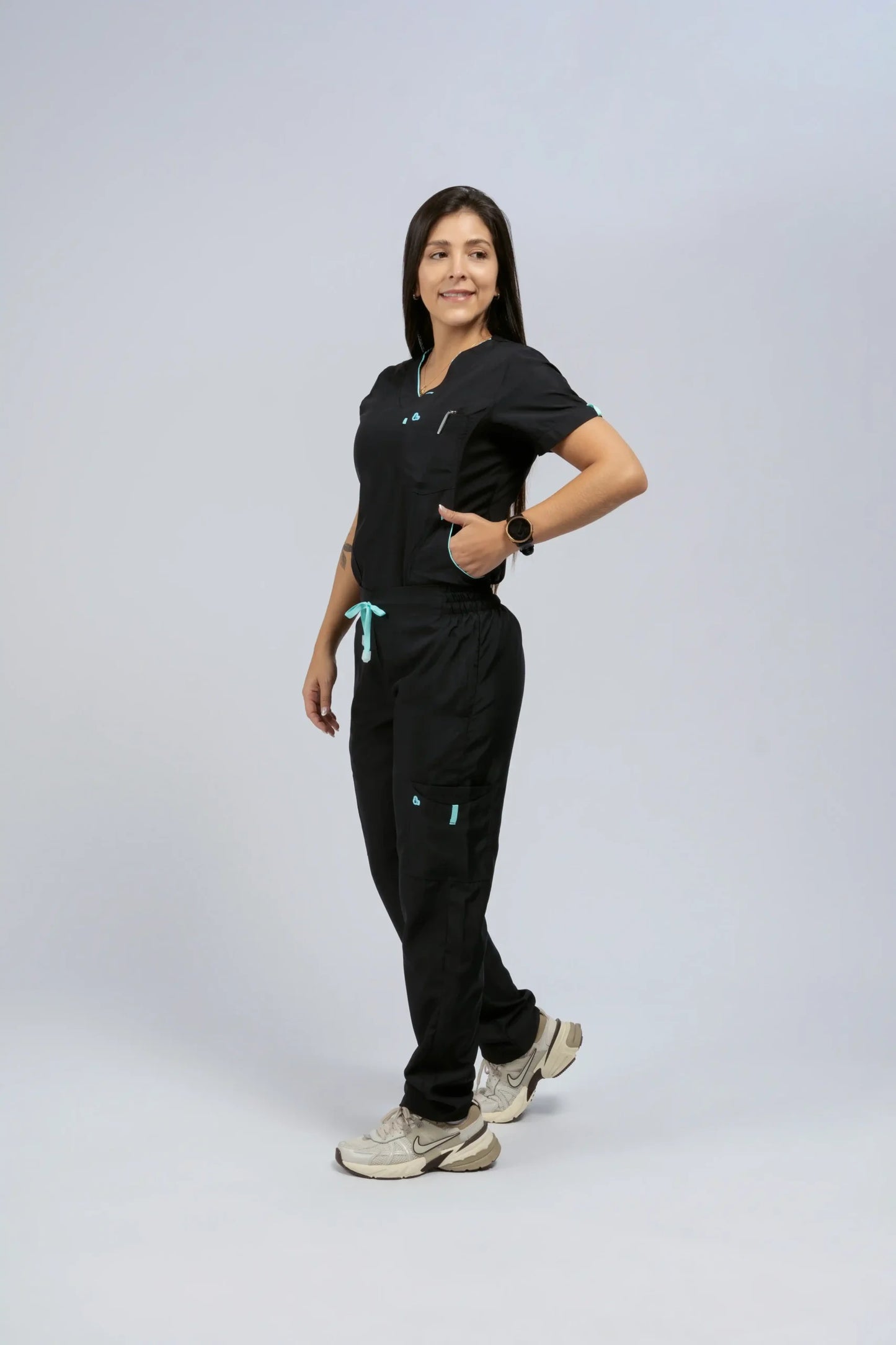 Sport scrub negro D-Fisioterapeuta