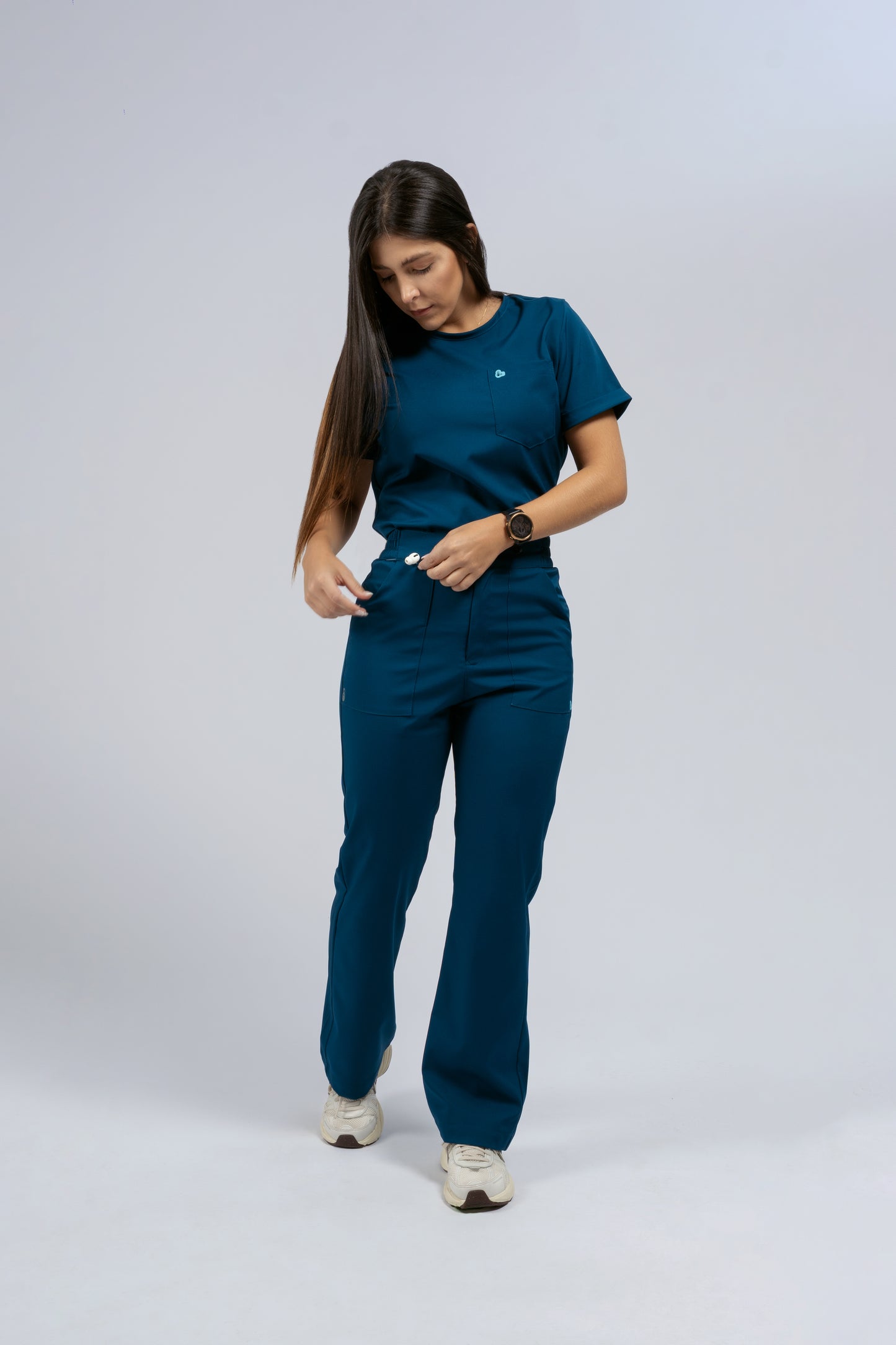 Flexi scrub verde petróleo L-26