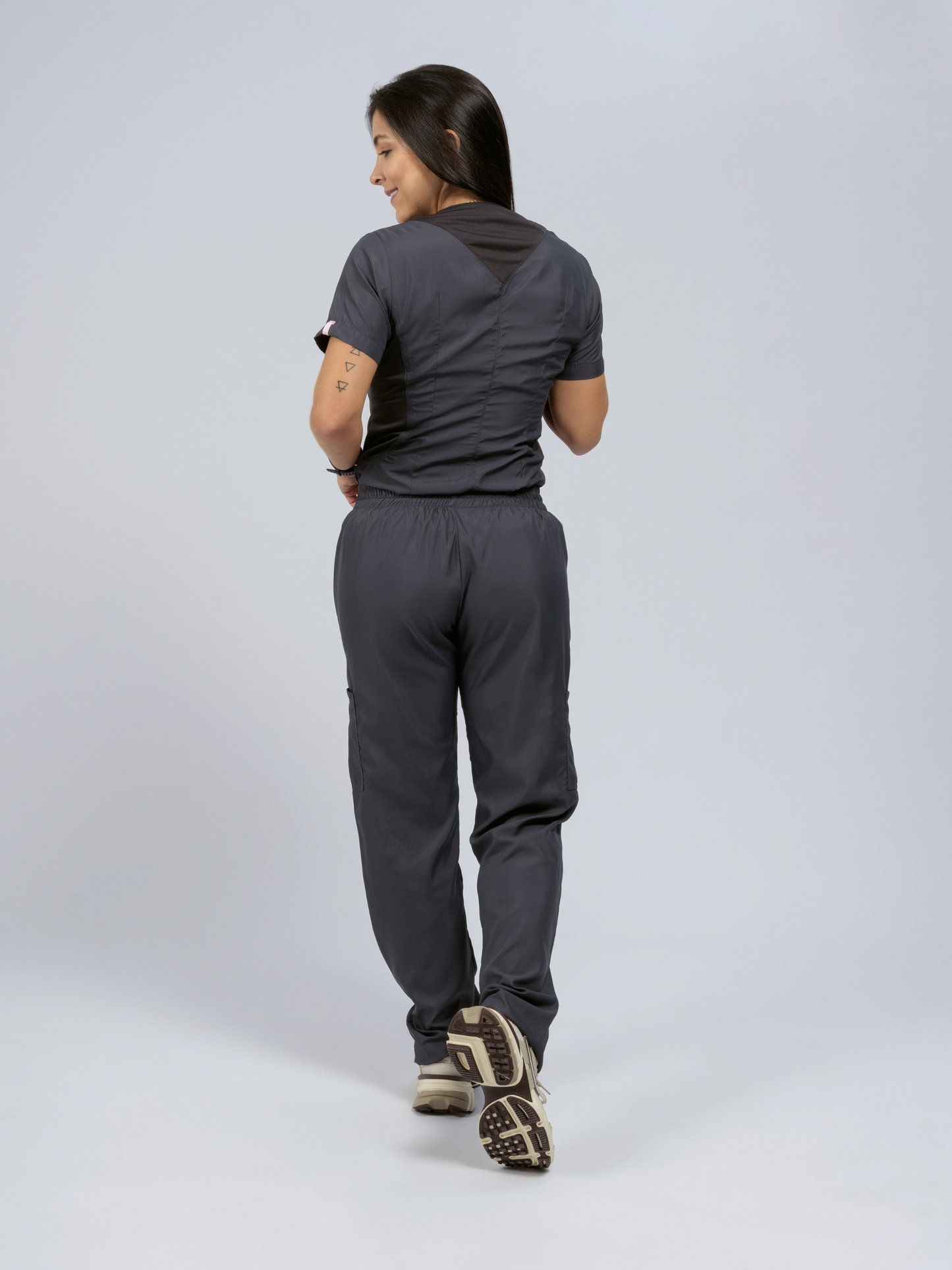 Sport scrub gris ratón D-Fisioterapeuta