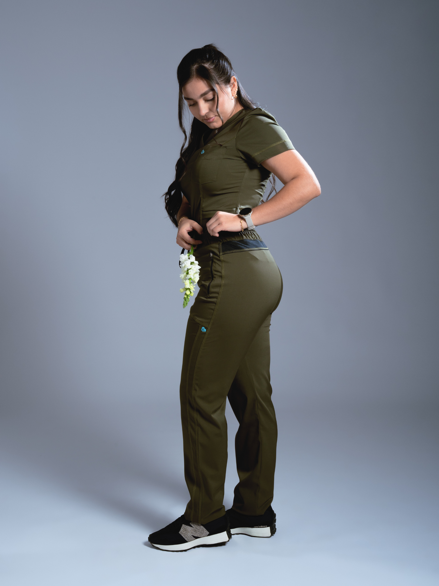 Flexi scrub premium verde militar L-24