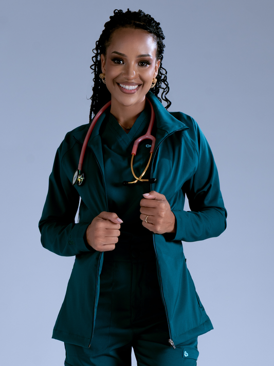 Chaqueta mujer verde imperio Victoria