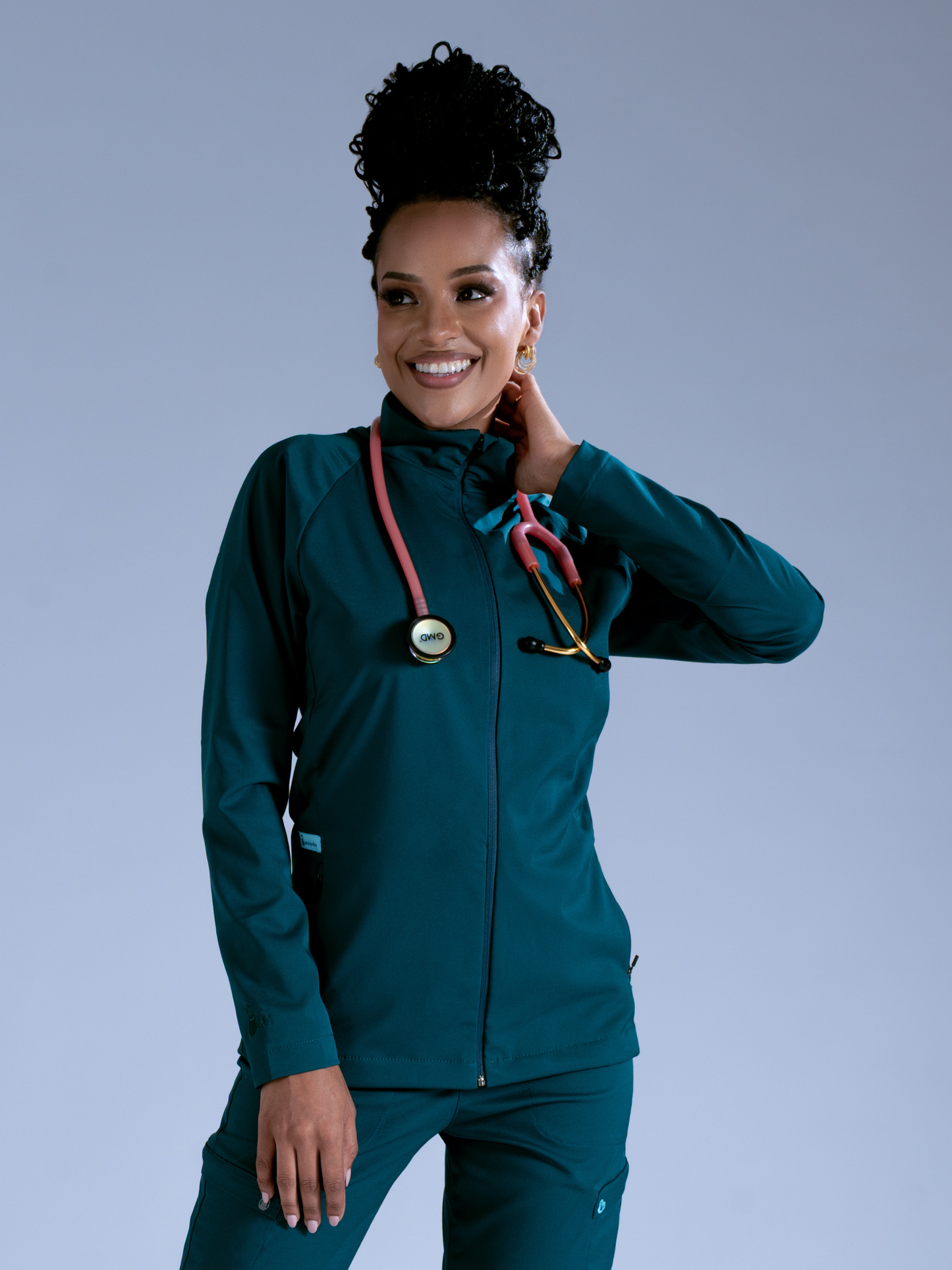 Chaqueta mujer verde imperio Victoria