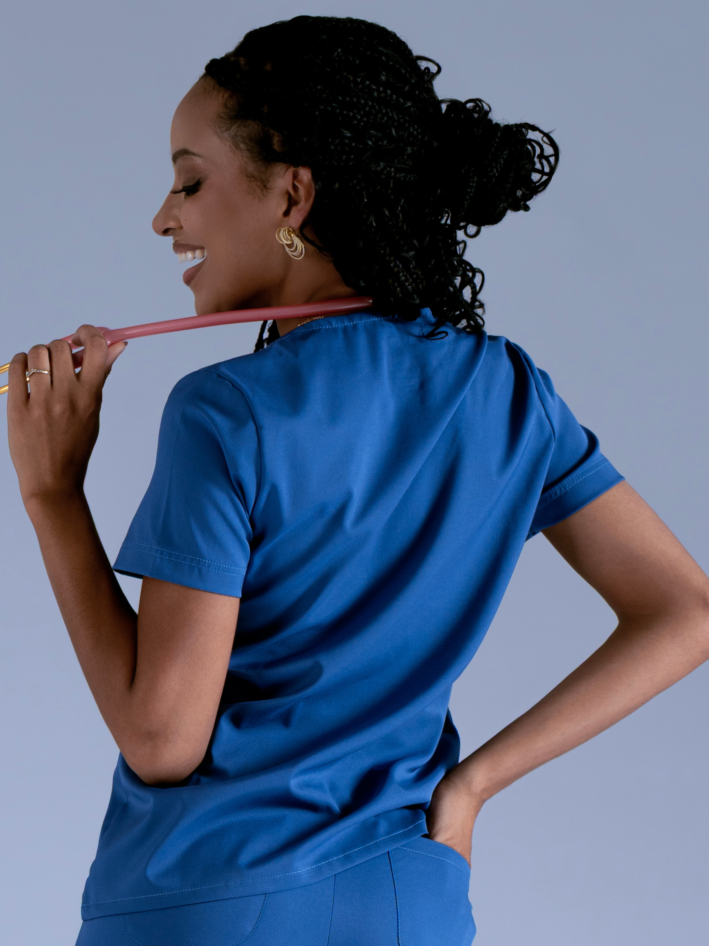 Flexi camisa azul vitalidad L-Guardián Pocket