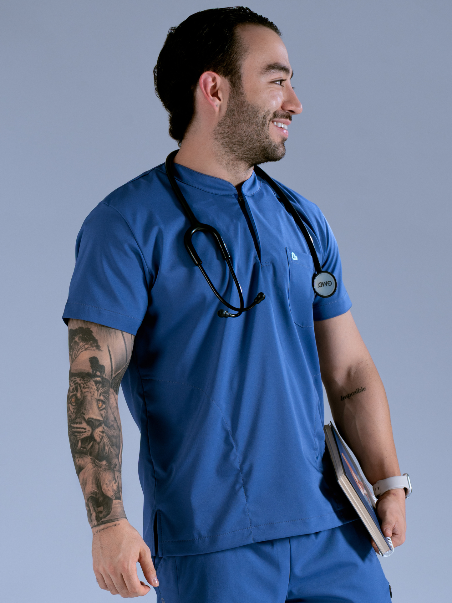 Flexi camisa azul vitalidad L-Praxis