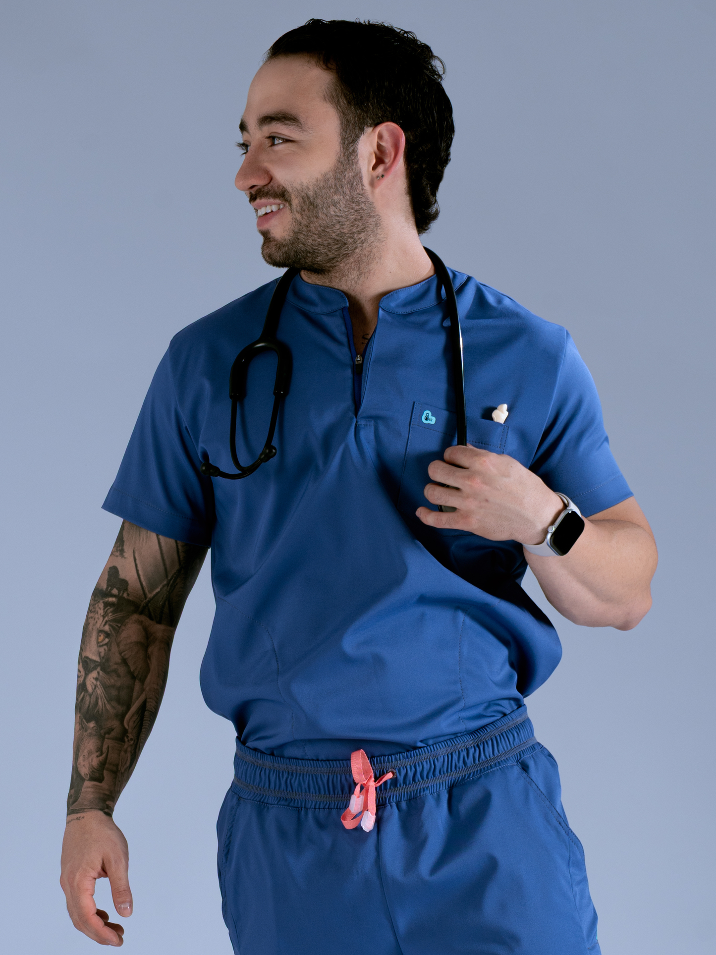 Flexi camisa azul vitalidad L-Praxis