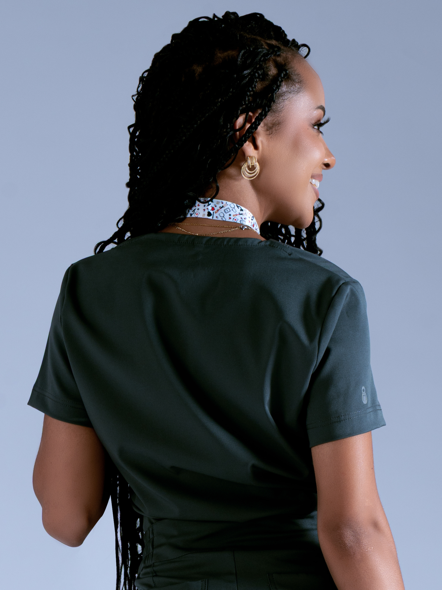 Flexi camisa gris ratón L-Guardián Pocket