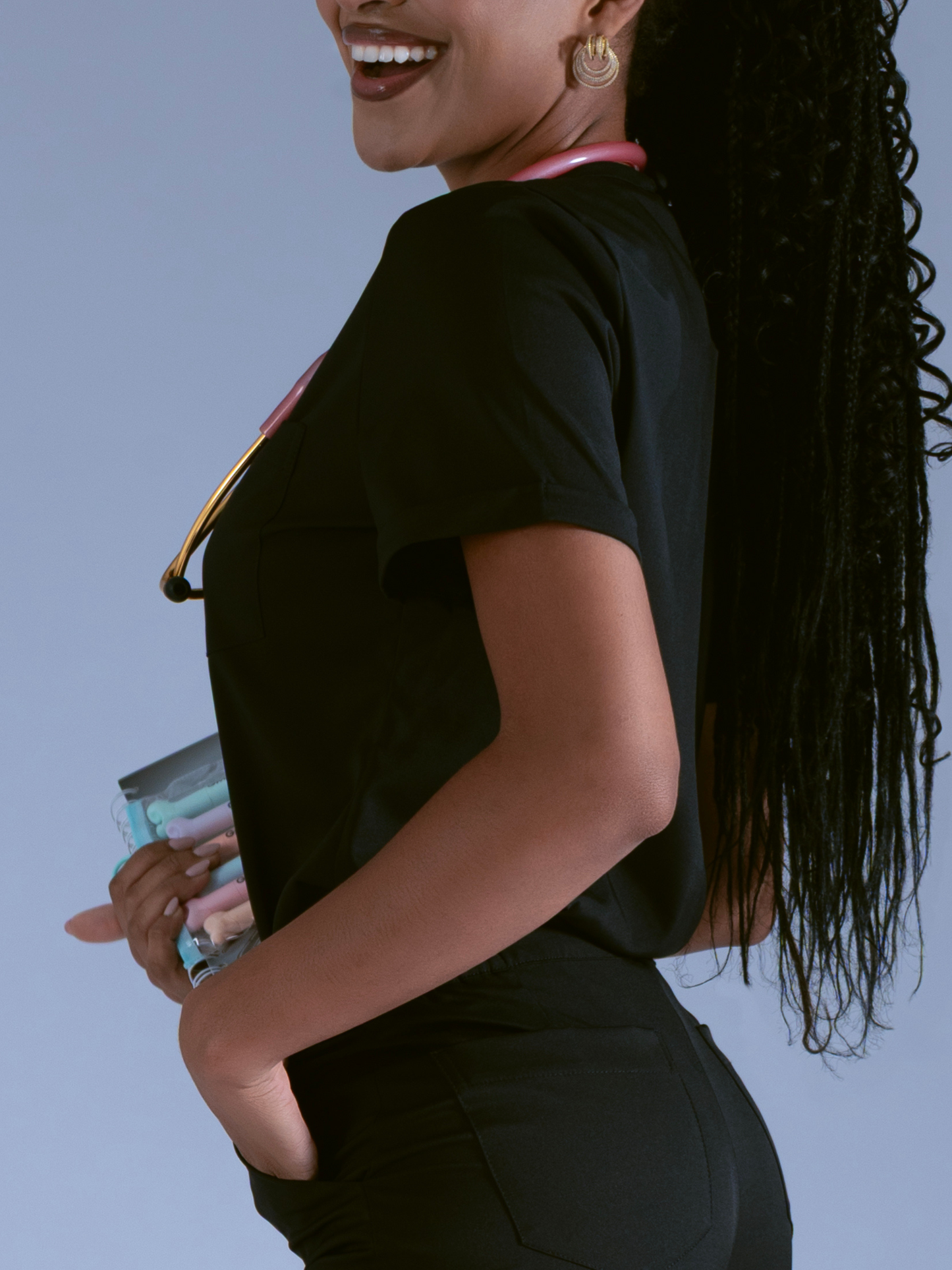 Flexi camisa negro L-26 Cargo