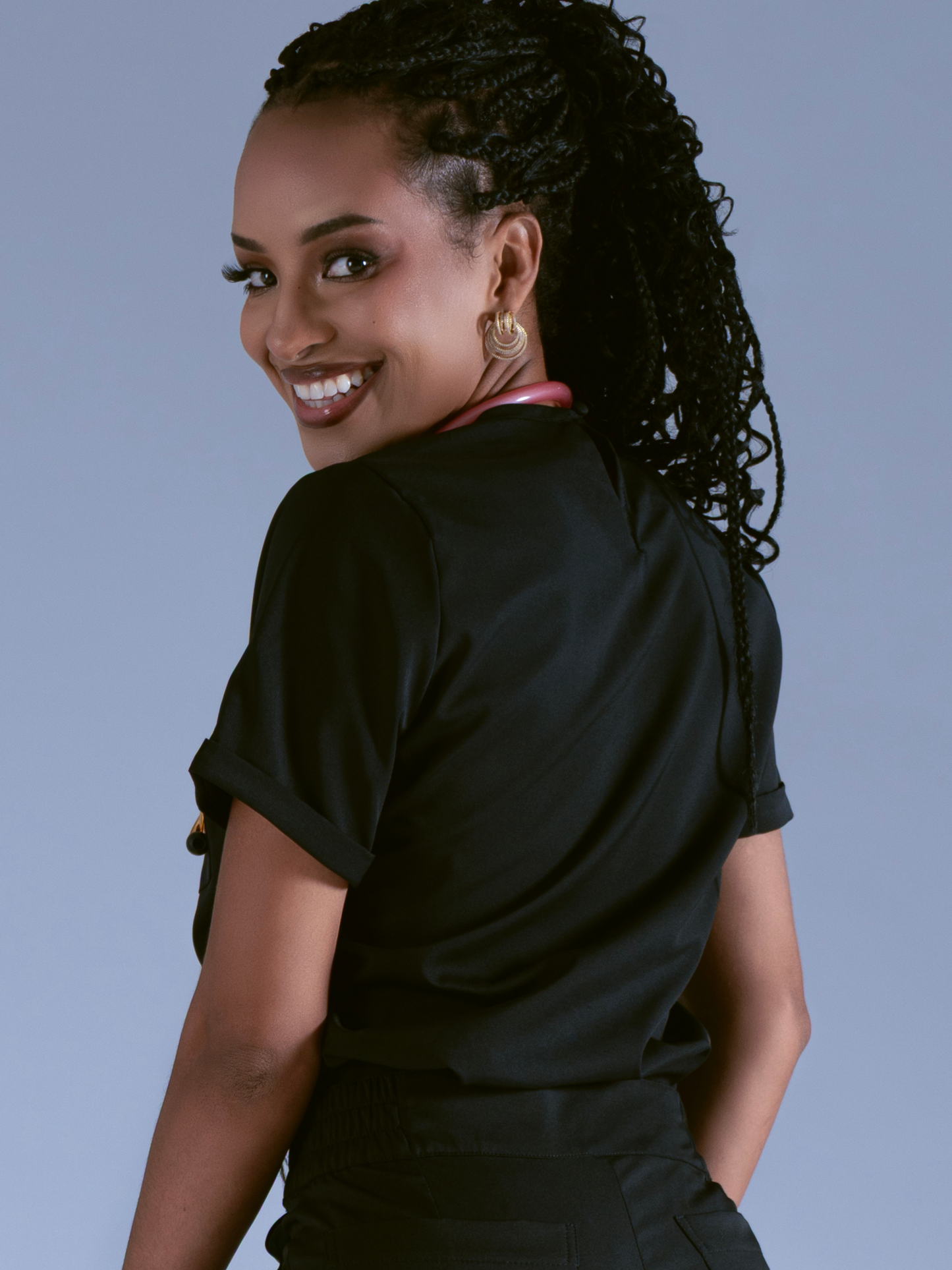 Flexi camisa negro L-26 Cargo