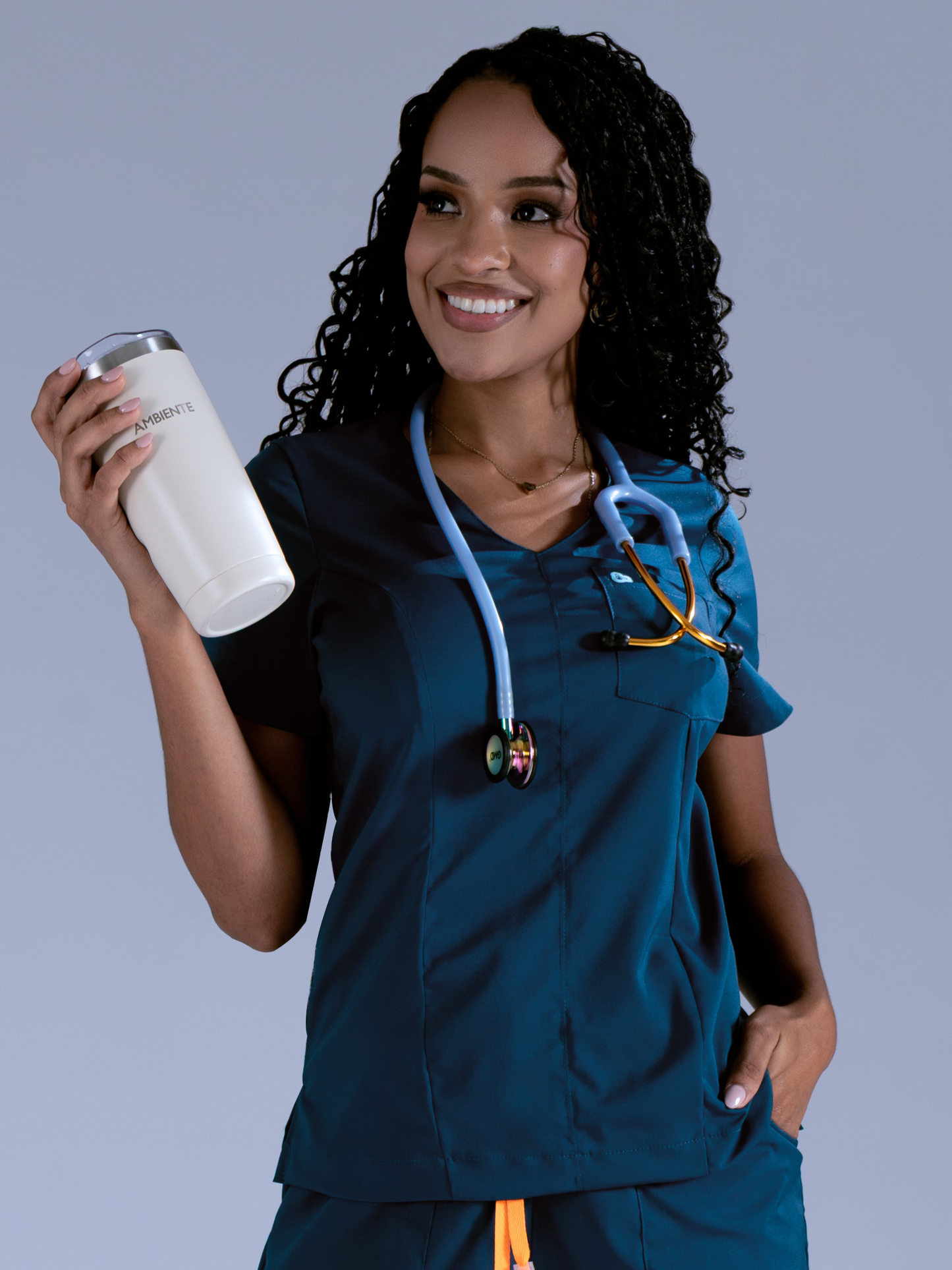 Flexi camisa verde petróleo L-Mila