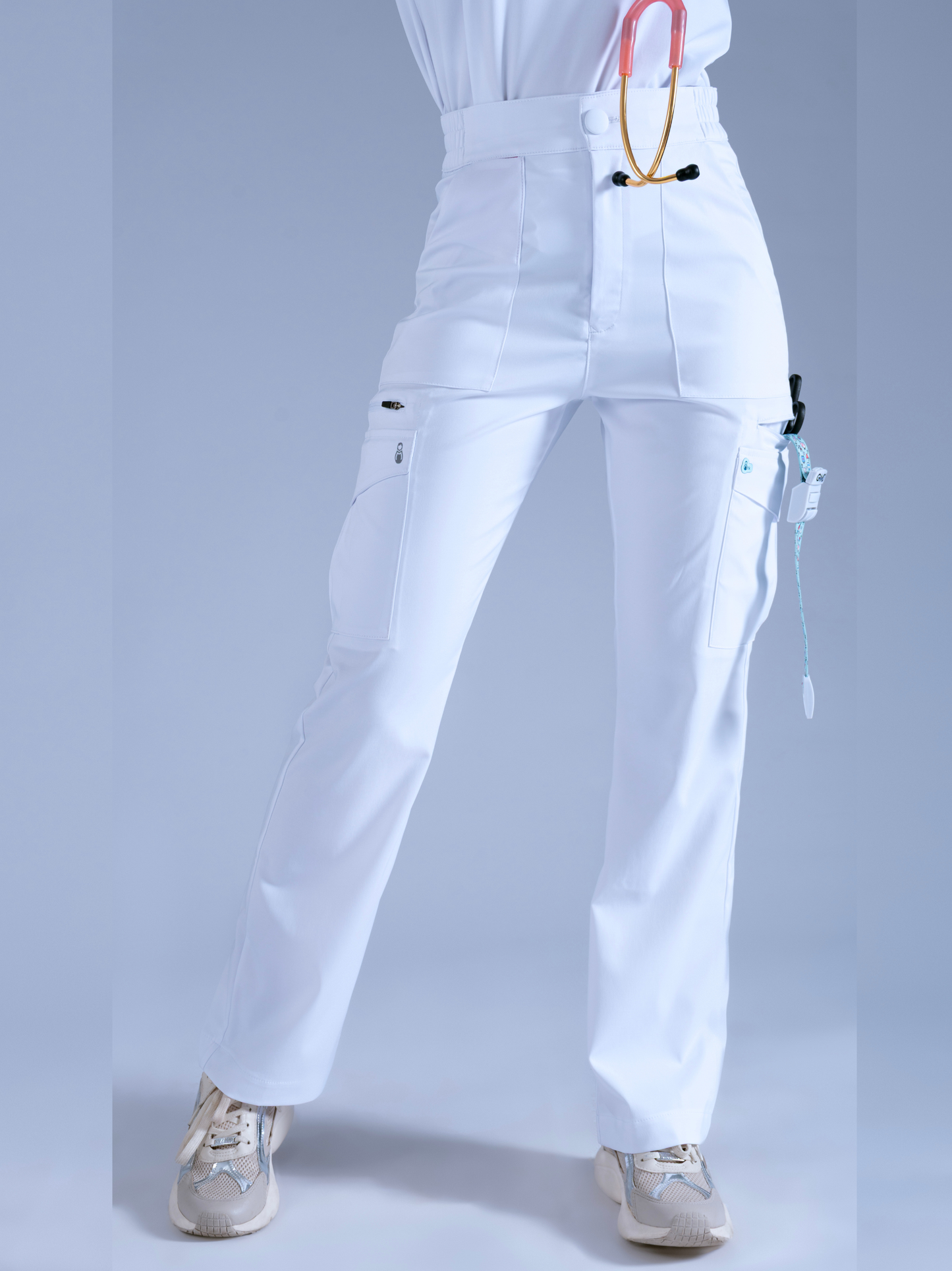 Flexi pantalón blanco L-26 Cargo