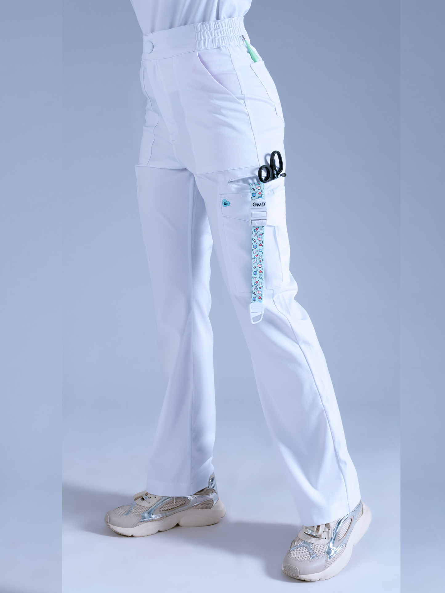 Flexi pantalón blanco L-26 Cargo