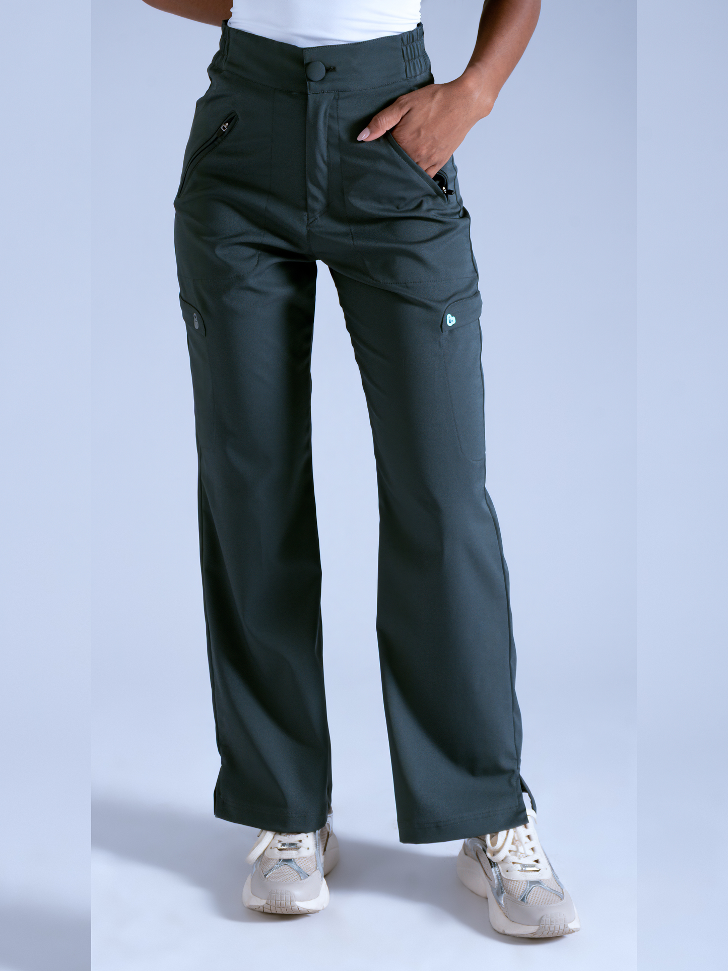 Flexi pantalón gris ratón L-Guardián Pocket