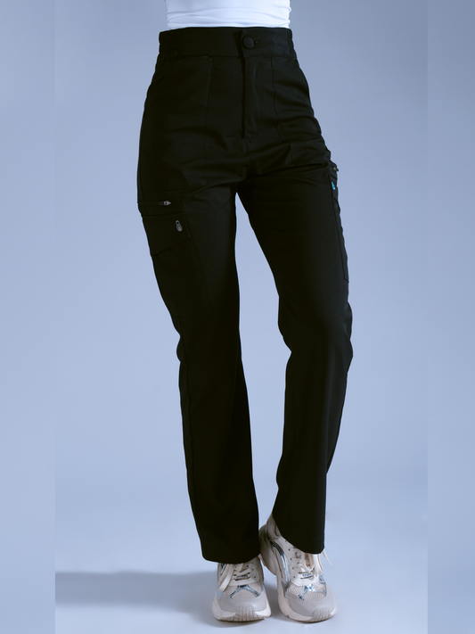 Flexi pantalón negro L-26 Cargo